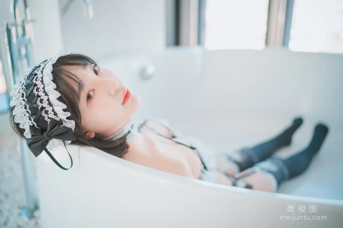 [DJAWA] Kang Inkyung - Maid in Lace Limitation 寫真套圖 16