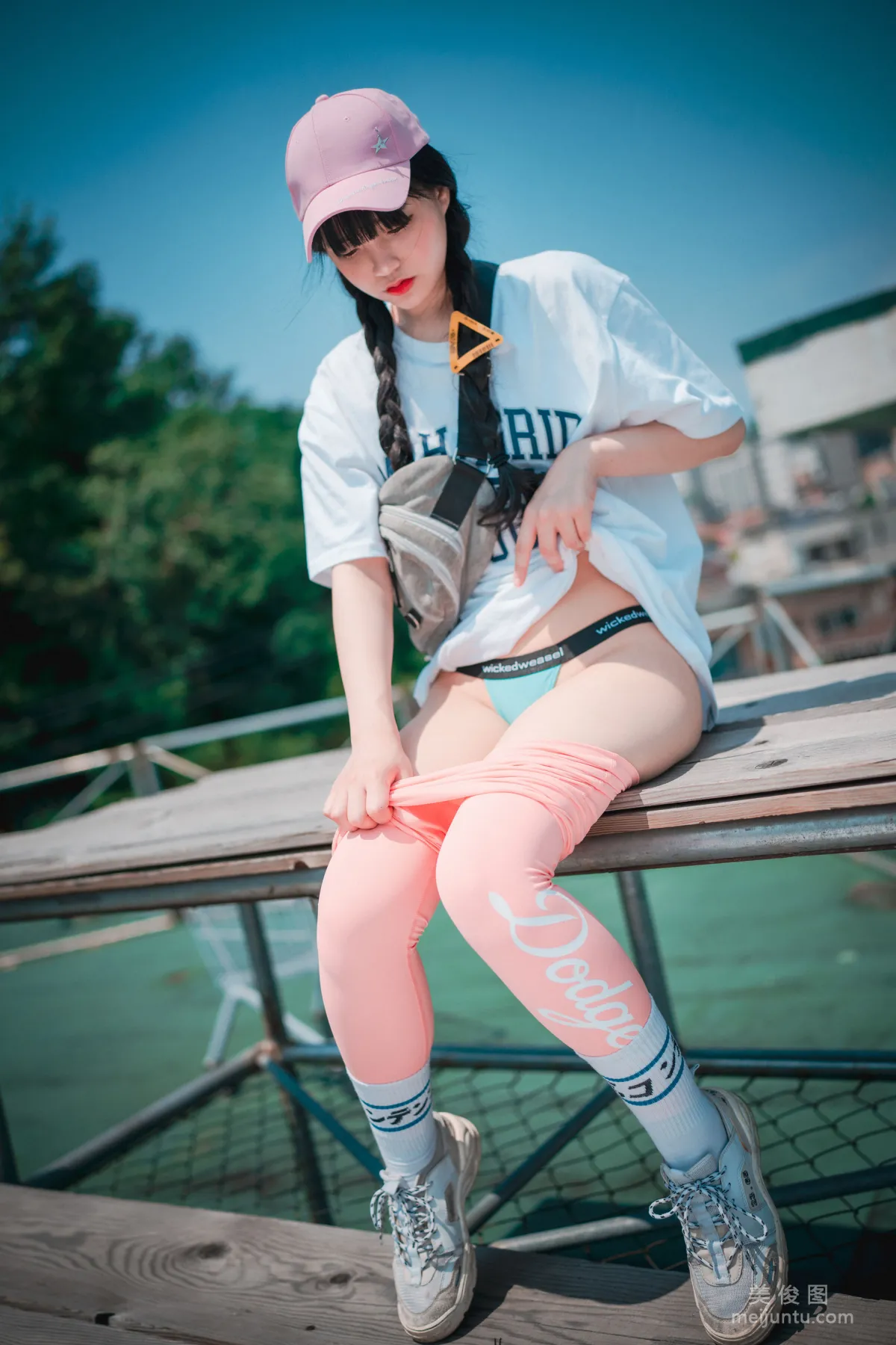 [DJAWA] Jenny - Loose and Tight Pink 寫真套圖 79