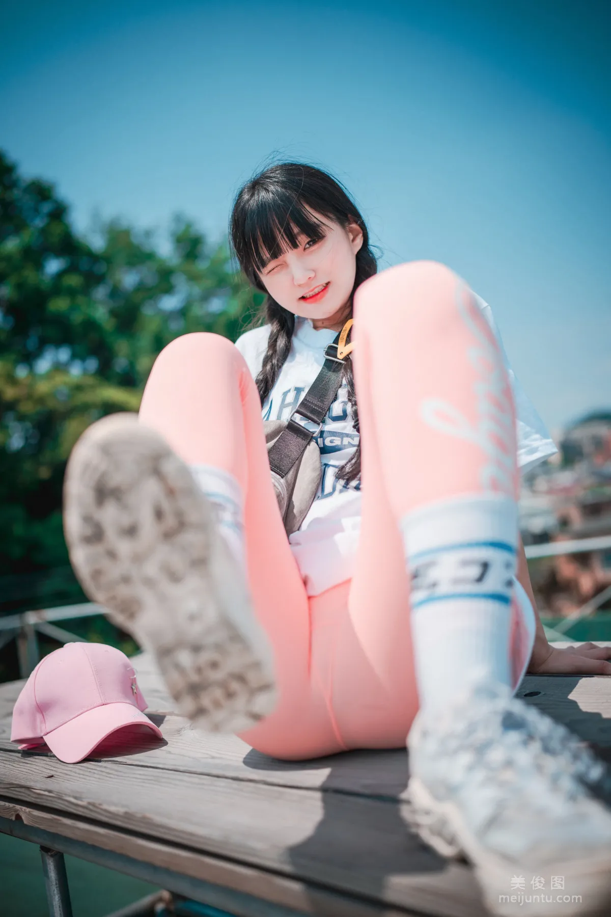 [DJAWA] Jenny - Loose and Tight Pink 寫真套圖 77