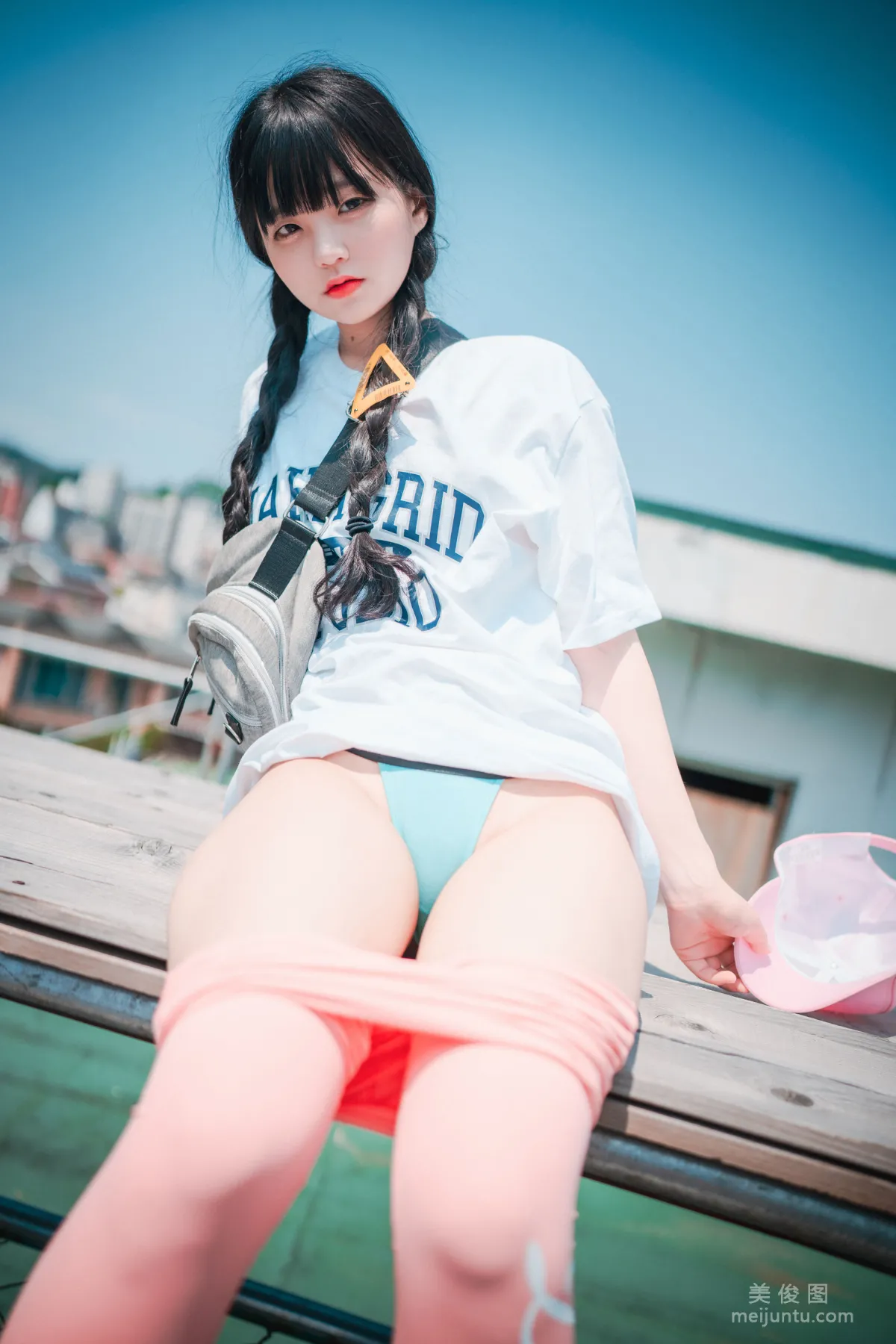 [DJAWA] Jenny - Loose and Tight Pink 寫真套圖 80