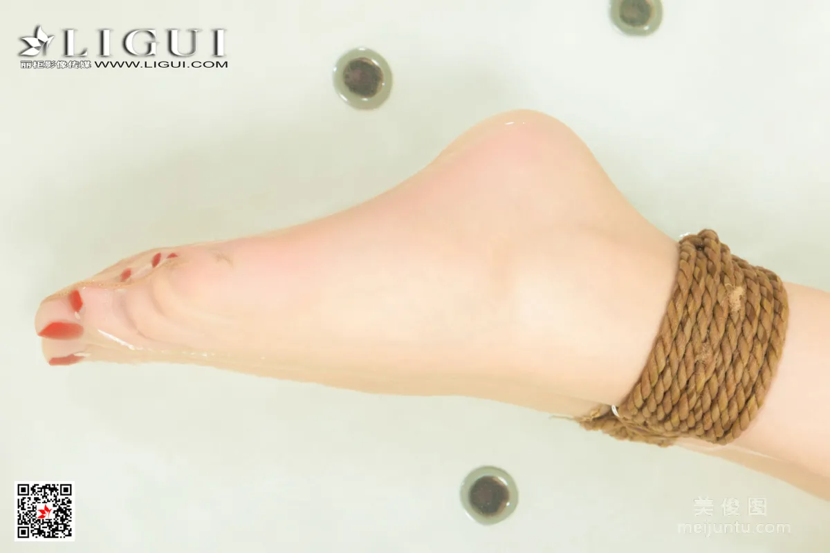 [Ligui] Model Yao Yao, Bondage Fragrant Bath Photo Set photo 19