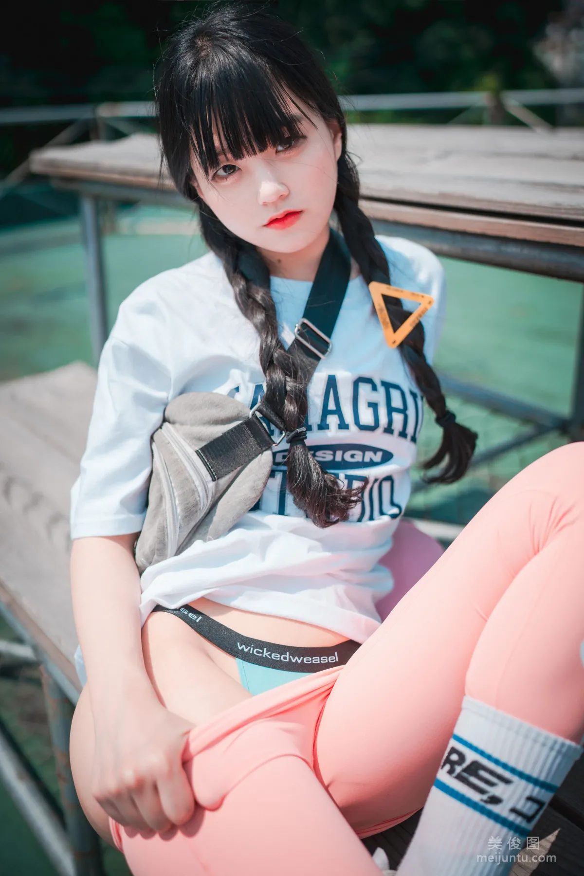 [DJAWA] Jenny - Loose and Tight Pink 寫真套圖 86