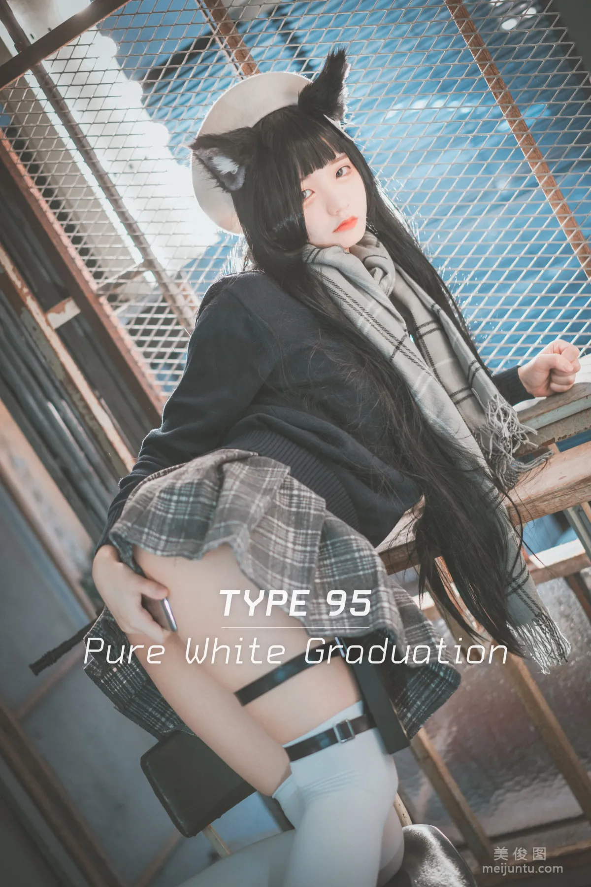 [DJAWA] Jenny - Type 95 Pure White Graduation 寫真套圖 1
