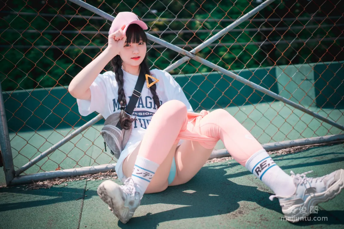 [DJAWA] Jenny - Loose and Tight Pink 寫真套圖 99