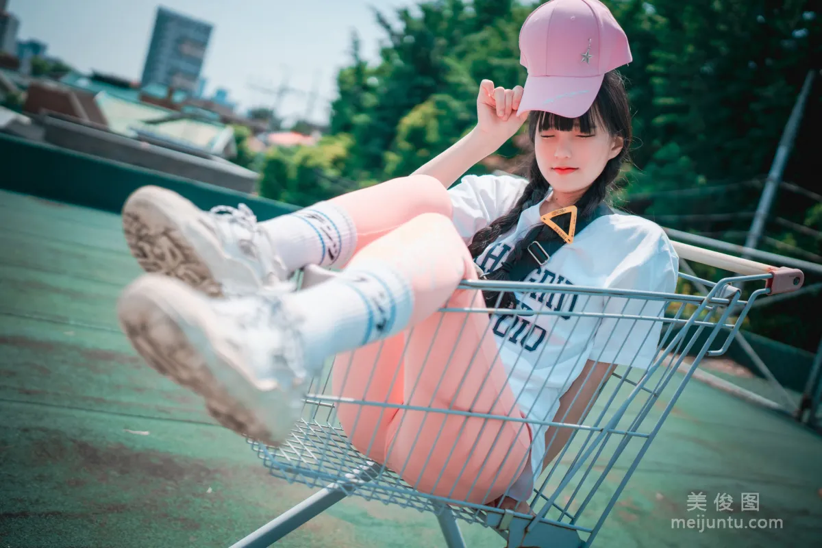 [DJAWA] Jenny - Loose and Tight Pink 寫真套圖 70