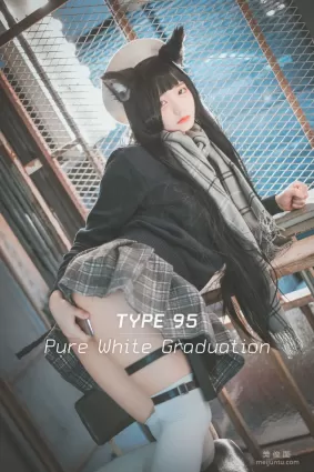 [DJAWA]  Jenny - Type 95 Pure White Graduation 寫真套圖