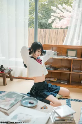 [喵糖映畫] VOL.459 慵懶的JK 寫真套圖