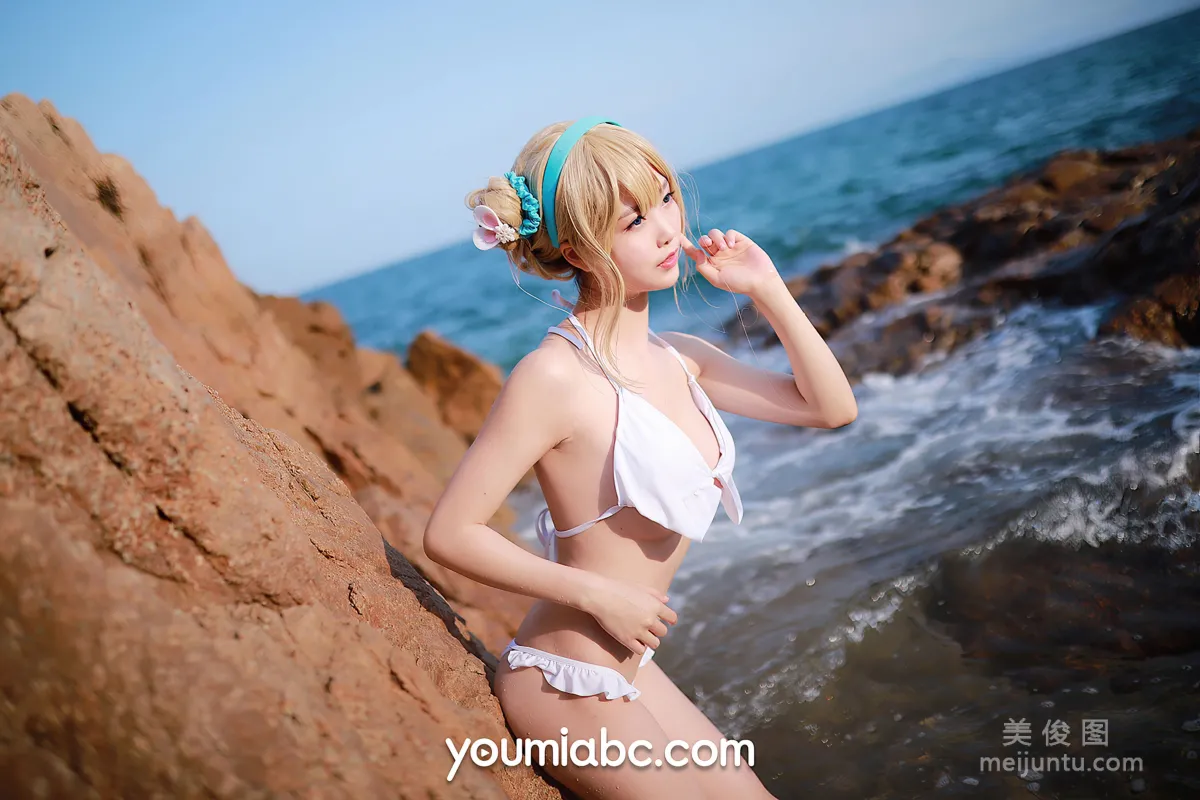 [尤蜜YouMi] 抖娘利世 - 海邊的索米 11