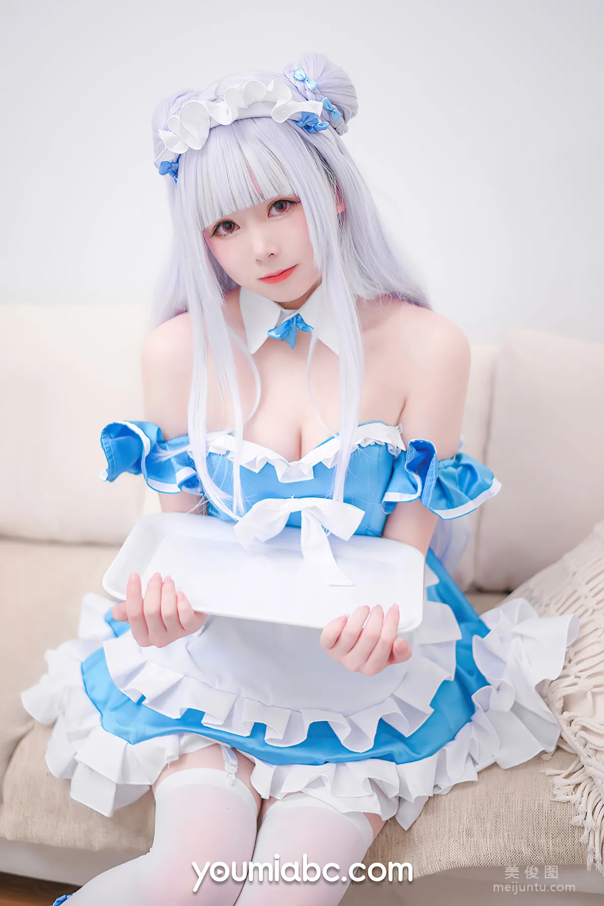 [尤蜜YouMi]  向小圆 - 小天鹅女仆11