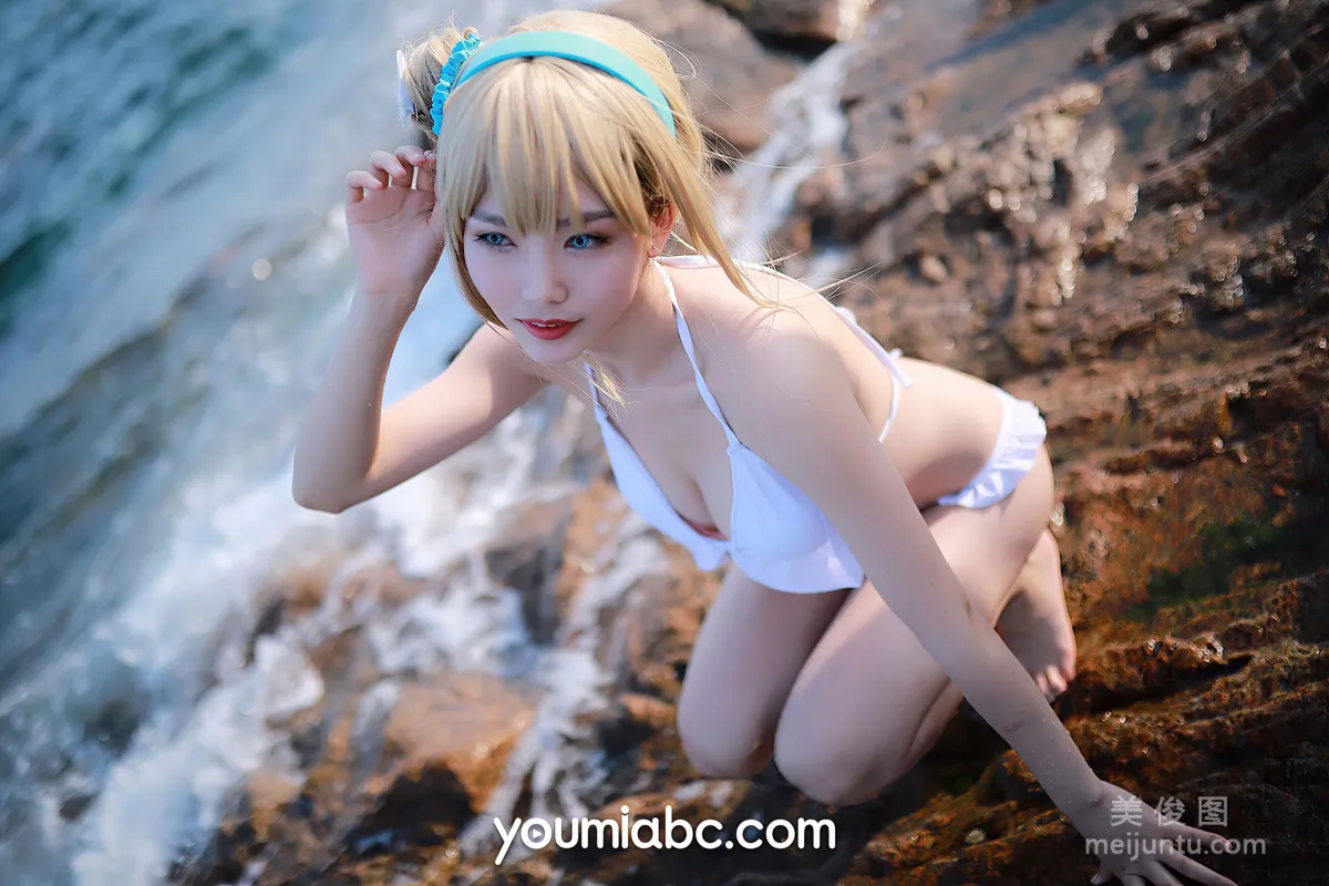[尤蜜YouMi]  抖娘利世 - 海边的索米14