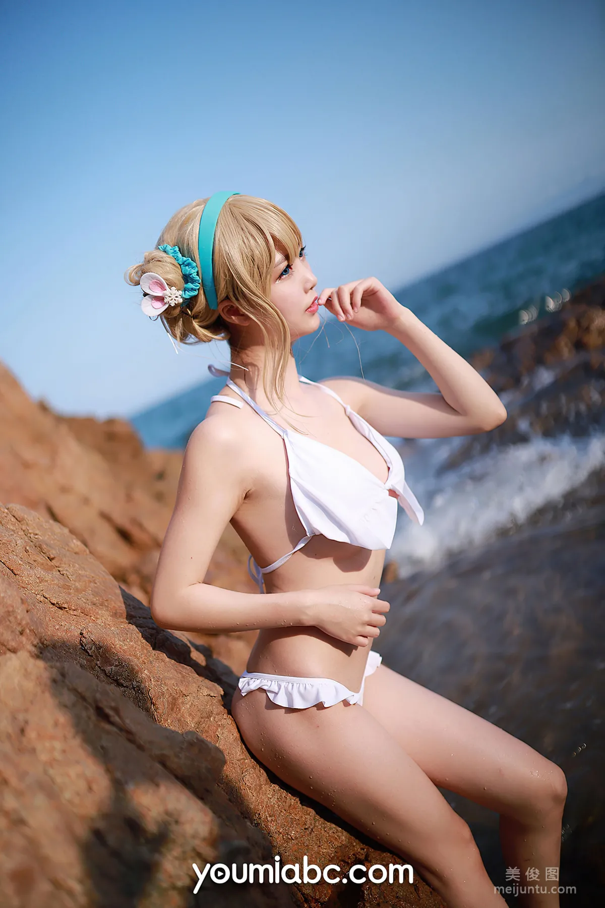 [尤蜜YouMi]  抖娘利世 - 海边的索米10