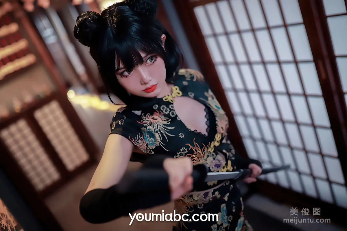 [尤蜜YouMi]  您的蛋蛋 - 旗袍武士娘7