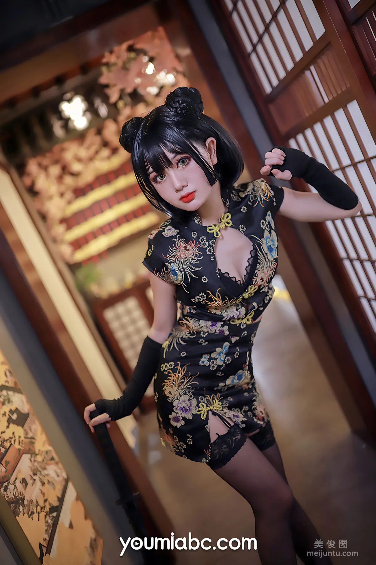 [尤蜜YouMi]  您的蛋蛋 - 旗袍武士娘9