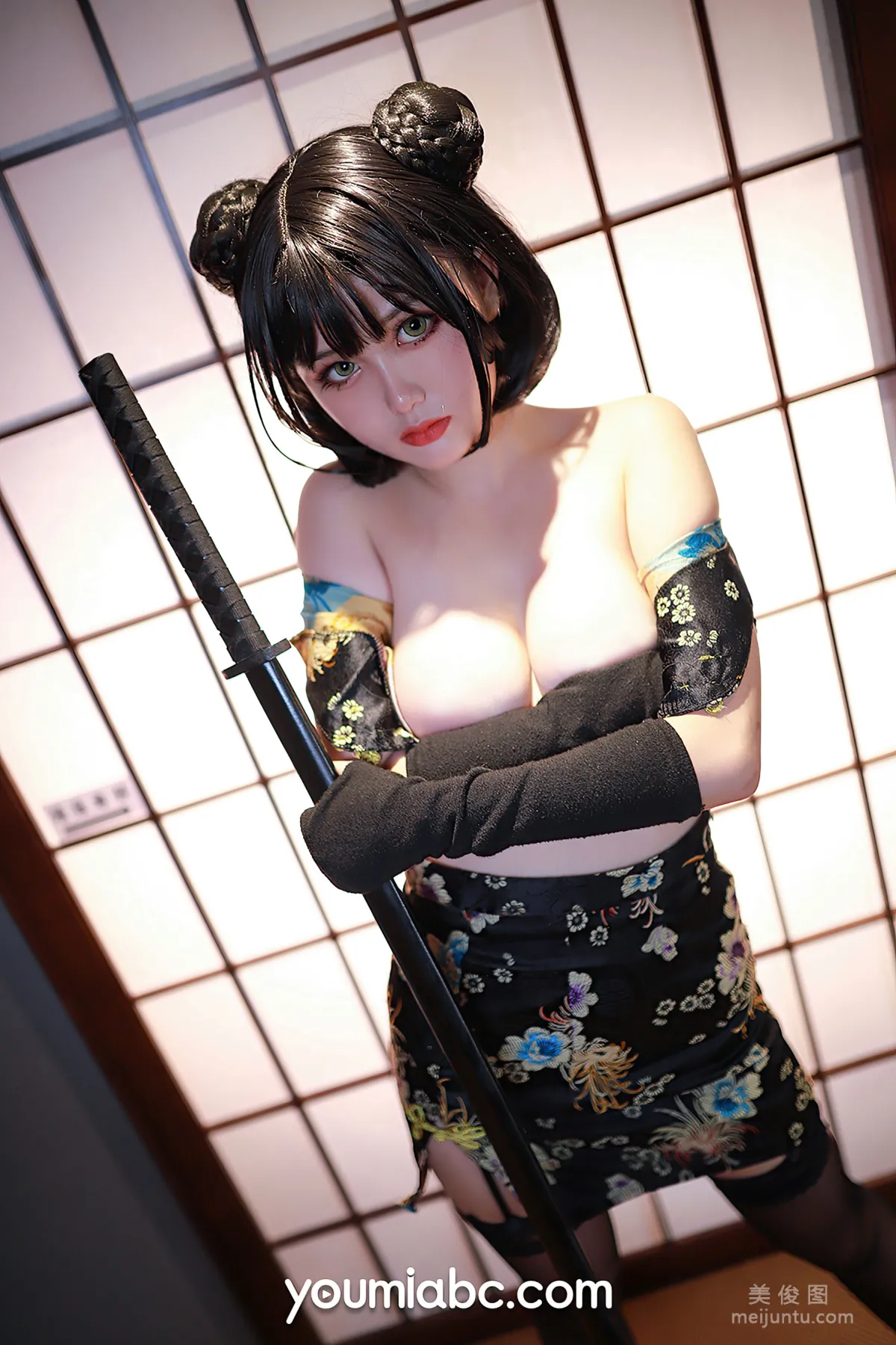 [尤蜜YouMi]  您的蛋蛋 - 旗袍武士娘33