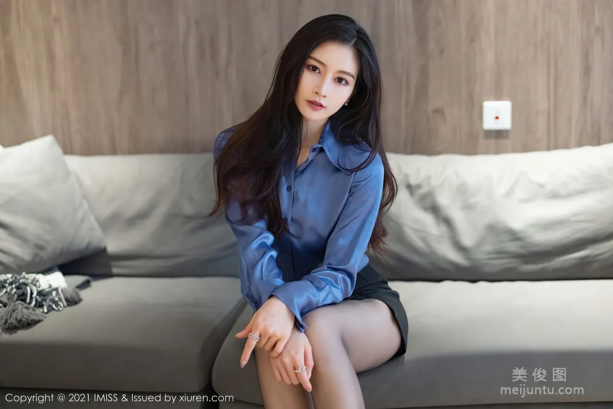 [愛蜜社IMiss] Vol.604 Vanessa - 華麗典雅的職場OL絲襪美腿 13
