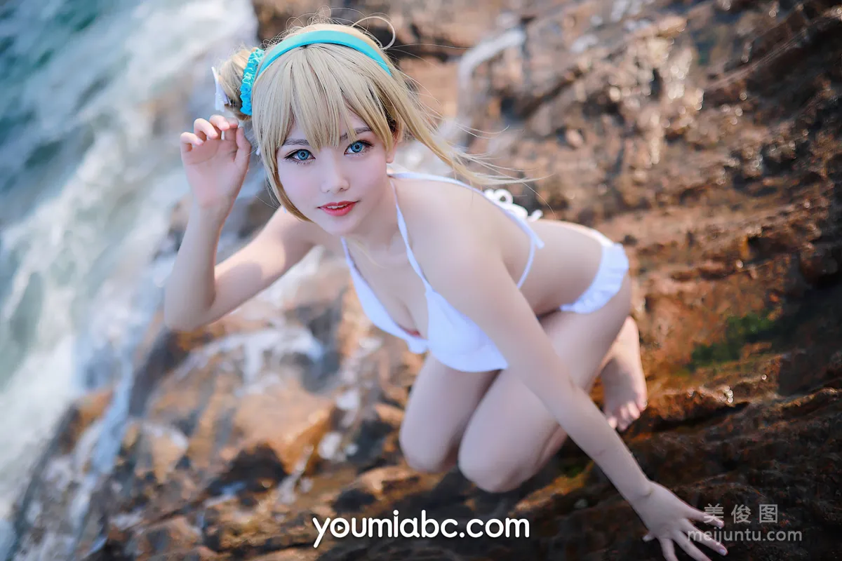 [尤蜜YouMi]  抖娘利世 - 海边的索米13
