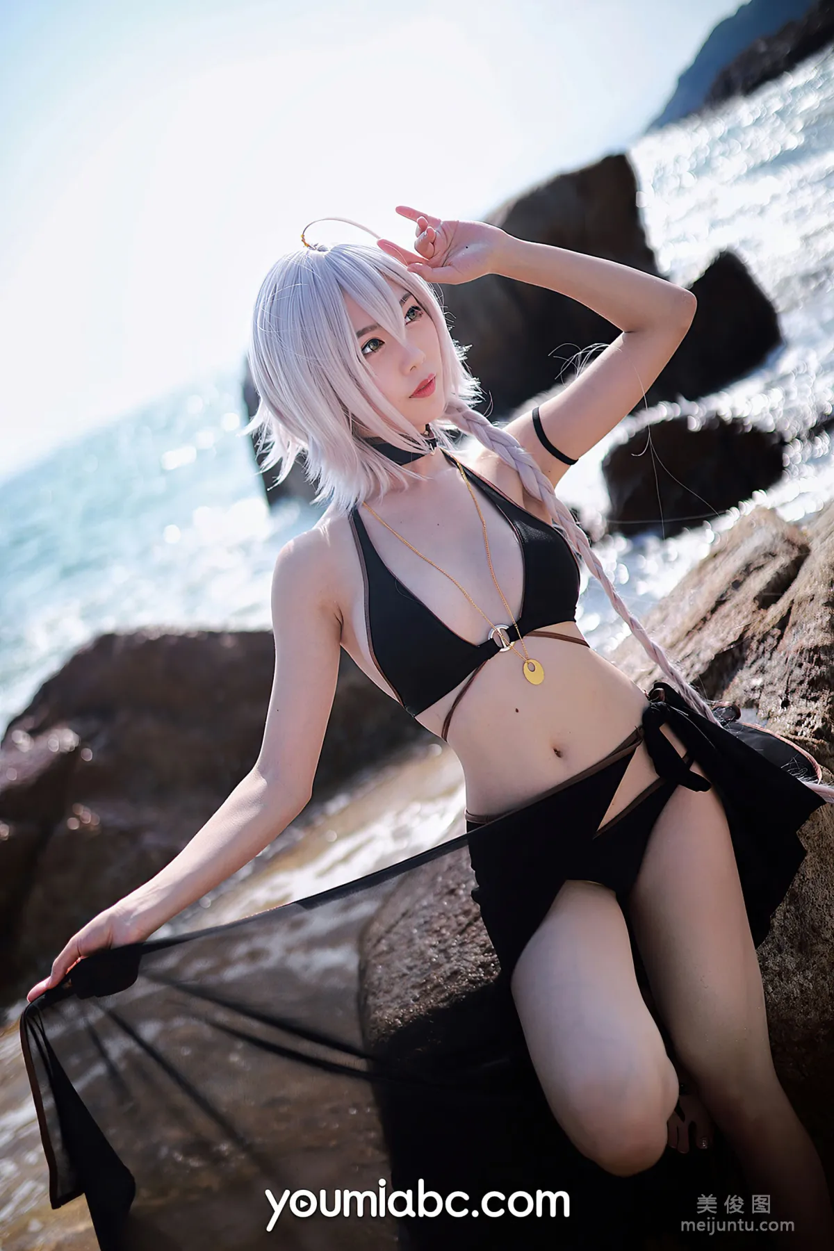 [尤蜜YouMi] 抖娘利世 - FGO~泳裝黑貞德 8