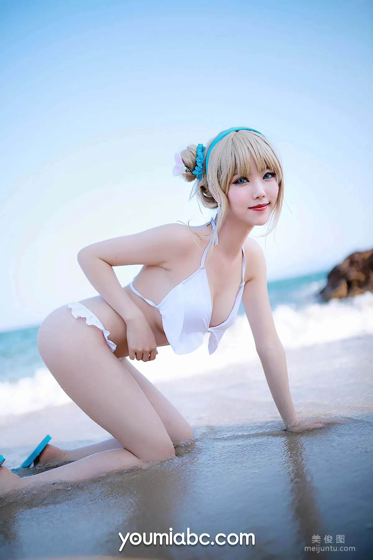 [尤蜜YouMi]  抖娘利世 - 海边的索米23