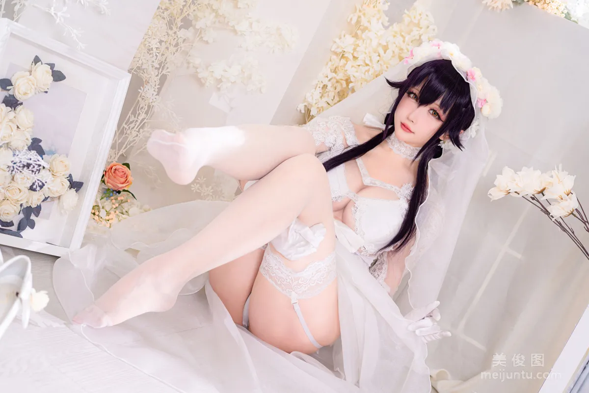 [网红COSER] 星之迟迟 - 纯白と漆黑《吾妻》写真4