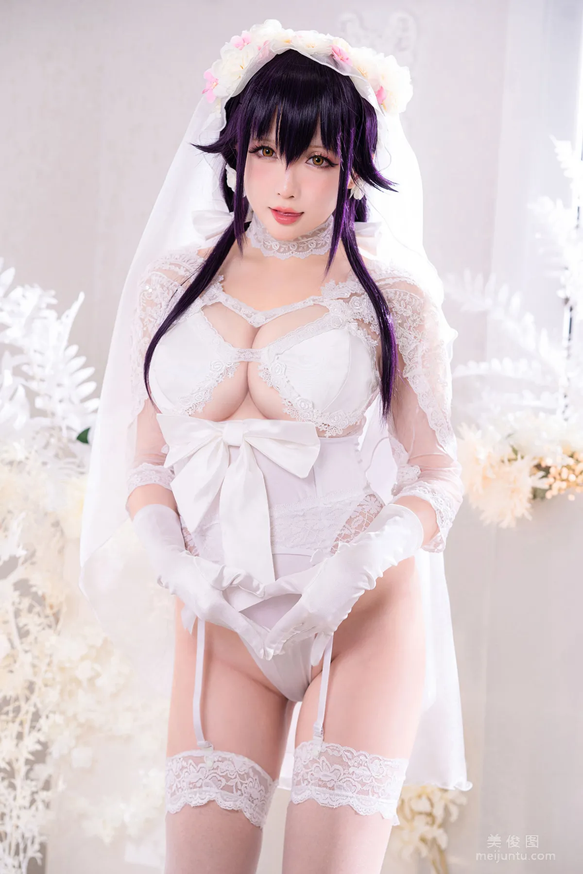 [Internet Celebrity COSER] Xingzhi Chichi - Pure White and Jet Black "My Wife" Photos photo 12