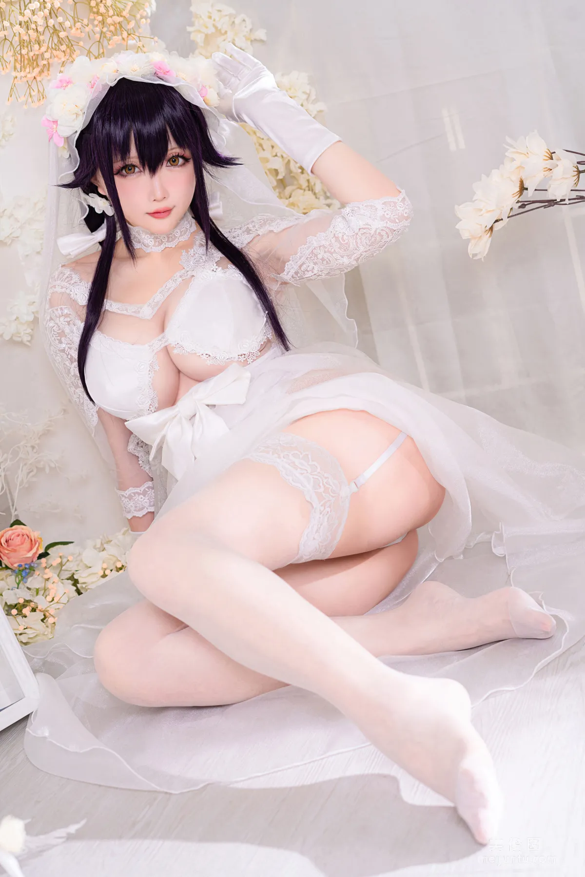 [Internet Celebrity COSER] Xingzhi Chichi - Pure White and Jet Black "My Wife" Photos photo 6