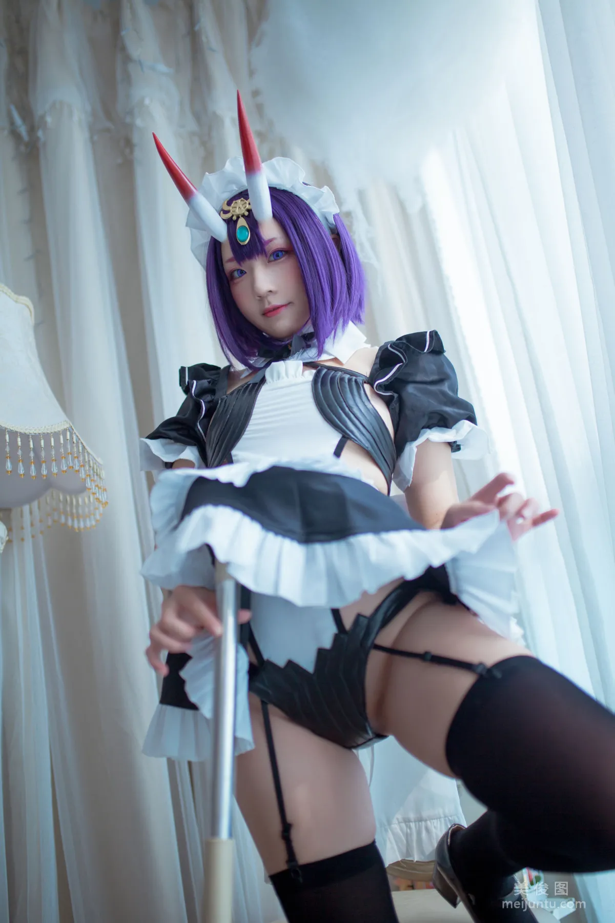 [Web Idols COSER] Anime Blogger Mime Mimei - Shuten Douji Maid photo 5