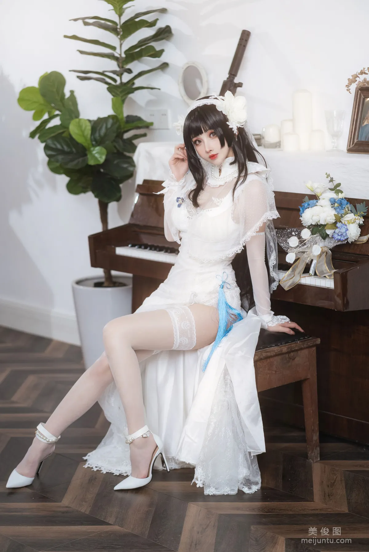 [Web Idol Coser] rioko Liang Liangzi - 95 Bride Photo Set photo 6