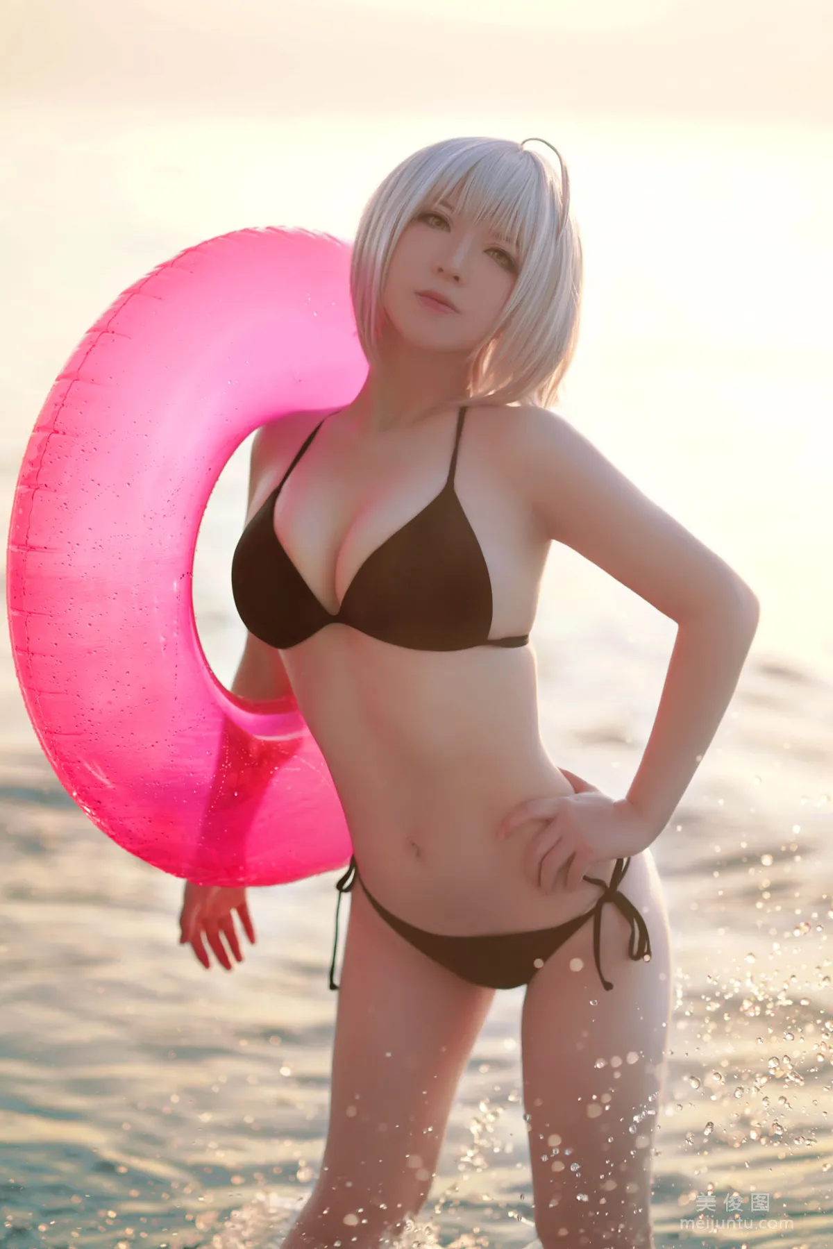 [網紅COSER] 半半子&amp;索索sophia - 海邊泳裝 28
