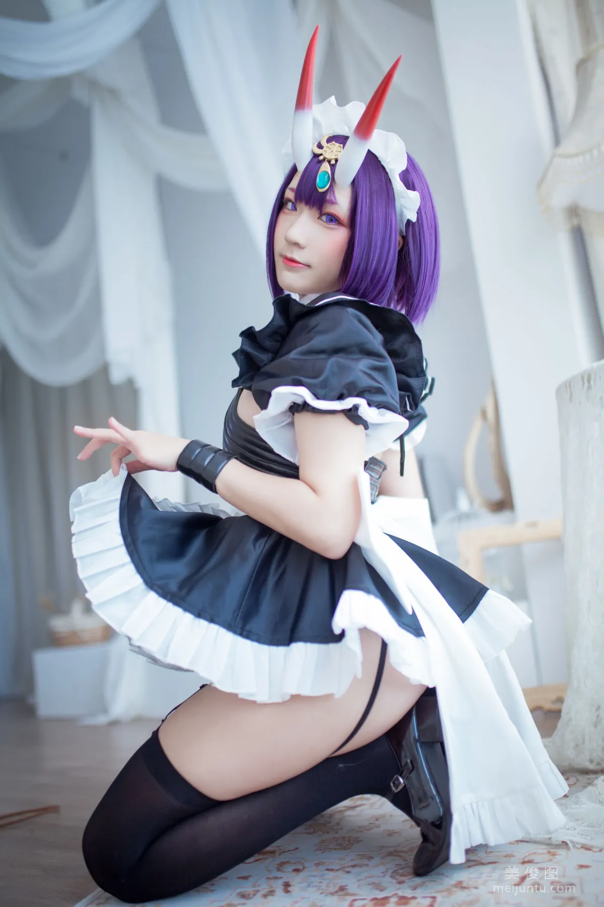 [Web Idols COSER] Anime Blogger Mime Mimei - Shuten Douji Maid photo 14