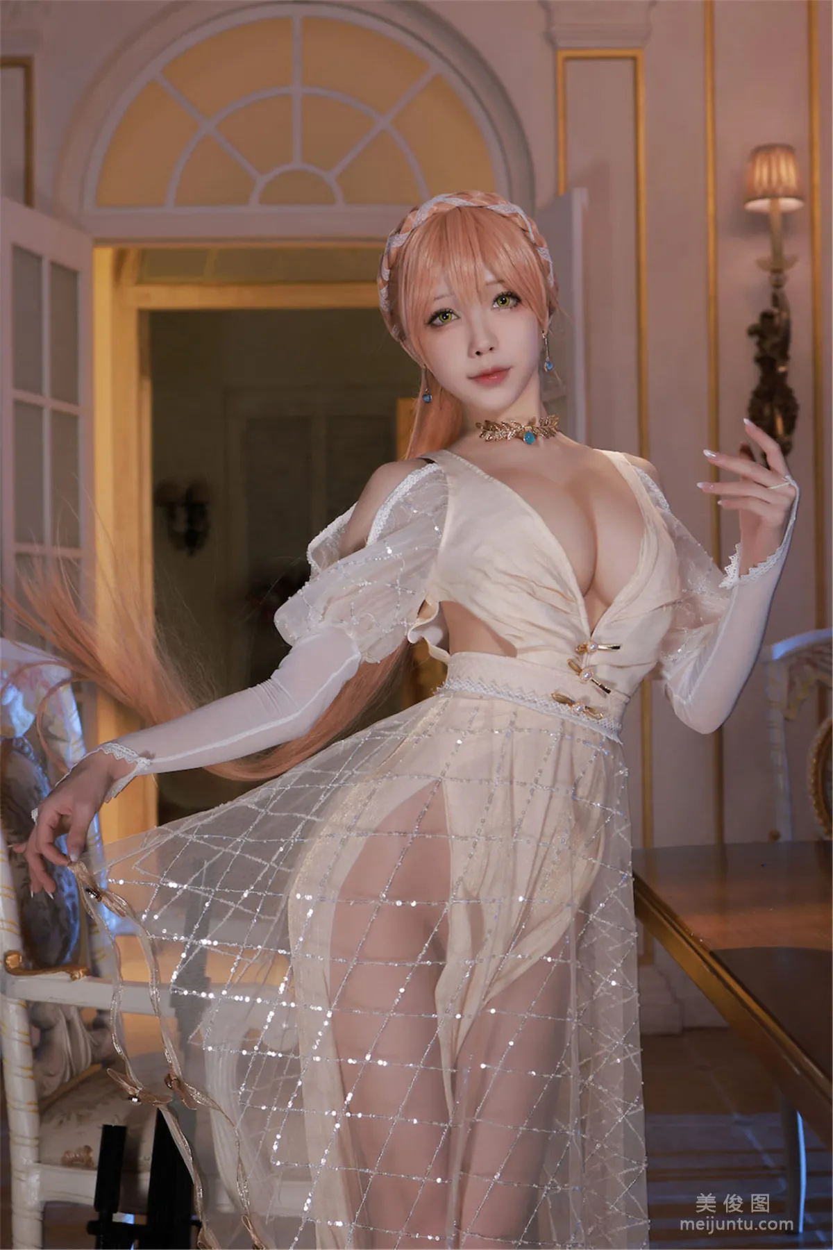[Web Celebrity COSER] Anime Blogger Shui Miao aqua - Girls' Frontline OTS14 & Type95 photo 4