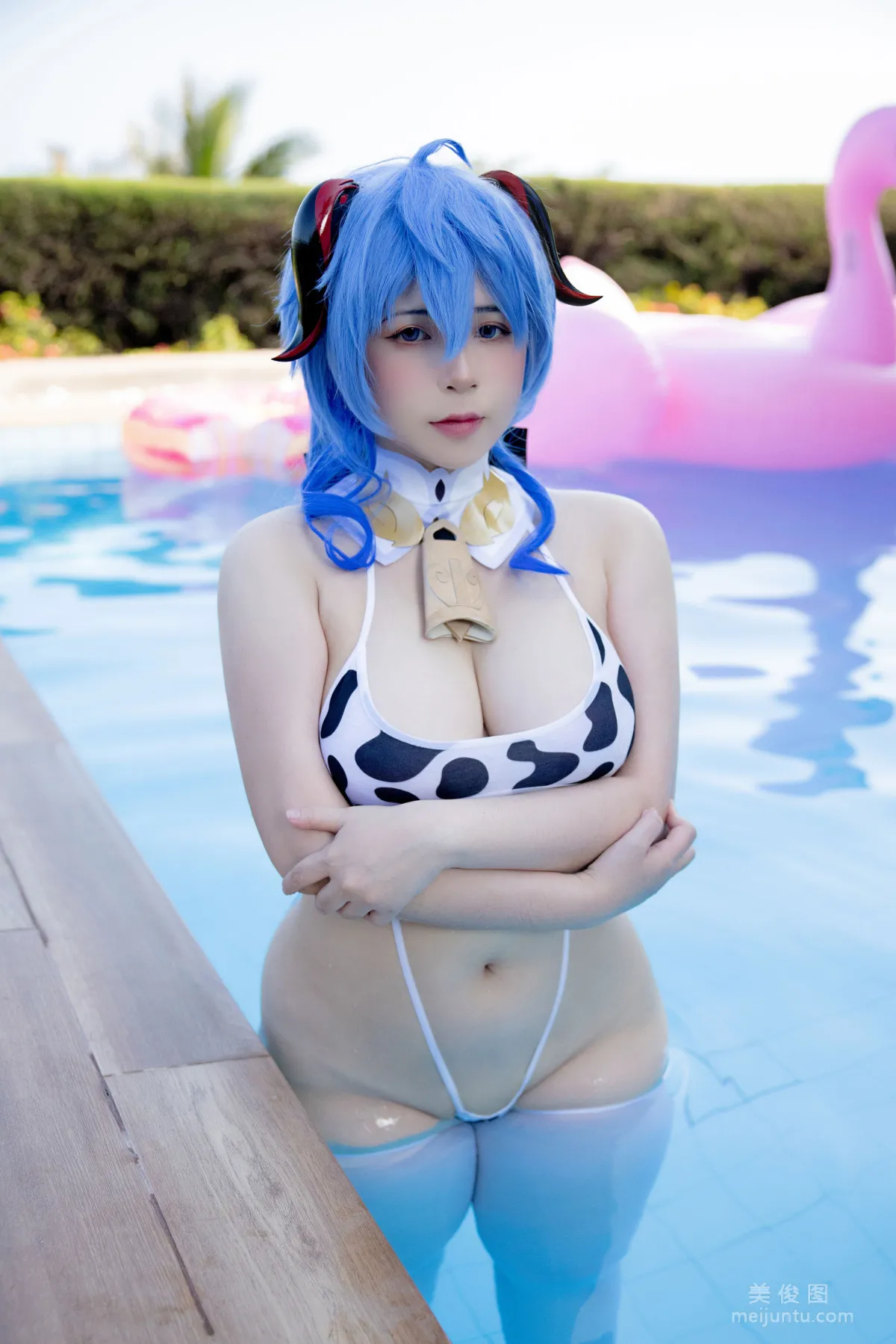 [Web Celebrity COSER] Uy Uy, Ganyu Photo Set photo 19