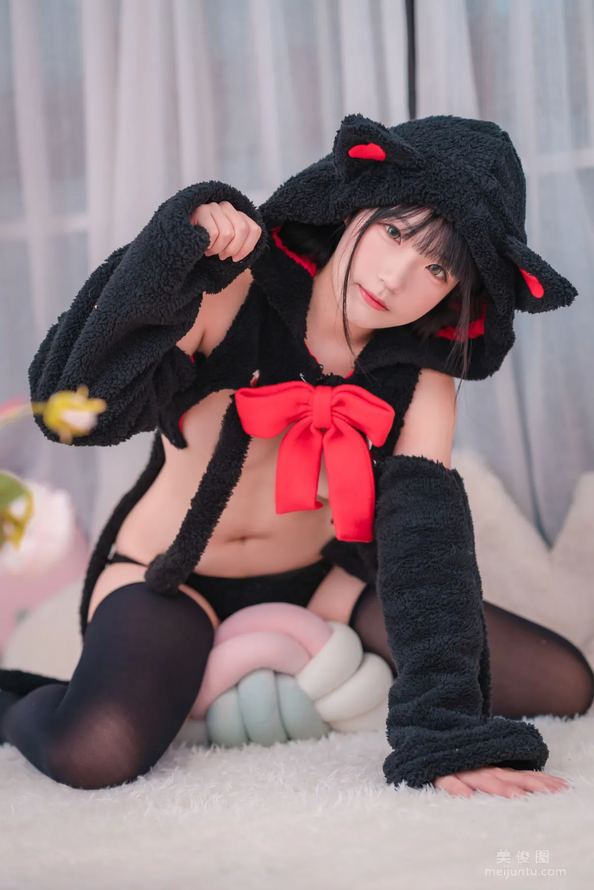 [網紅COSER寫真] 動漫博主Mime彌美 - 黑貓～咪咪～ 8