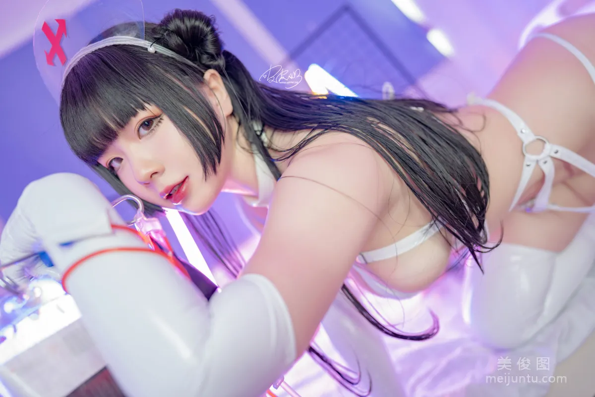 [Web Idol Coser Photo] Pipi Naike Keai Lela, Transparent Nurse photo 13
