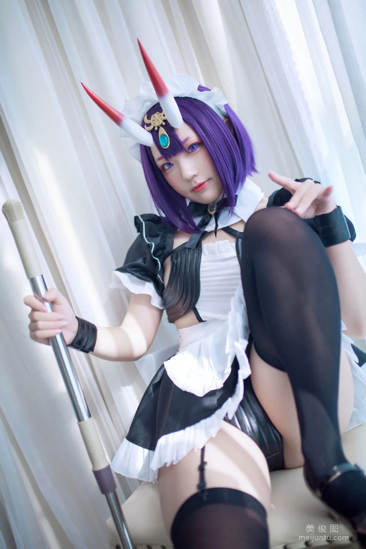 [Web Idols COSER] Anime Blogger Mime Mimei - Shuten Douji Maid photo 4