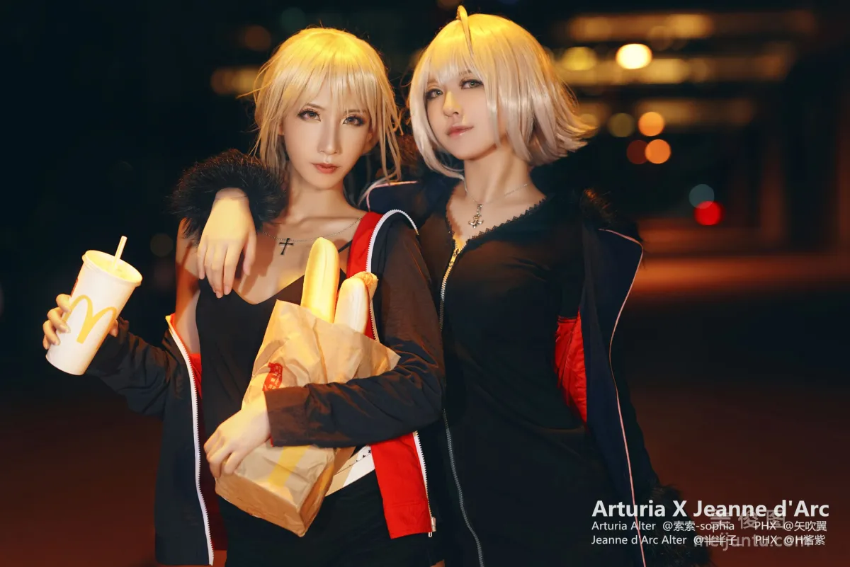[網紅COSER] 半半子&amp;索索sophia - Full set Upscaled 2