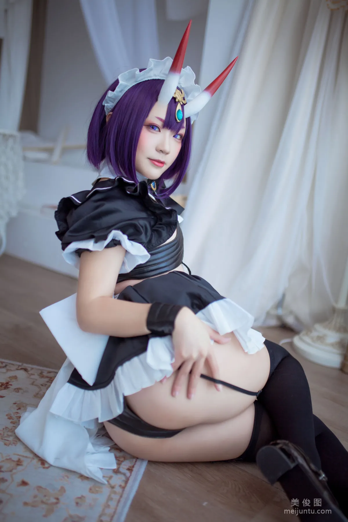 [Web Idols COSER] Anime Blogger Mime Mimei - Shuten Douji Maid photo 17