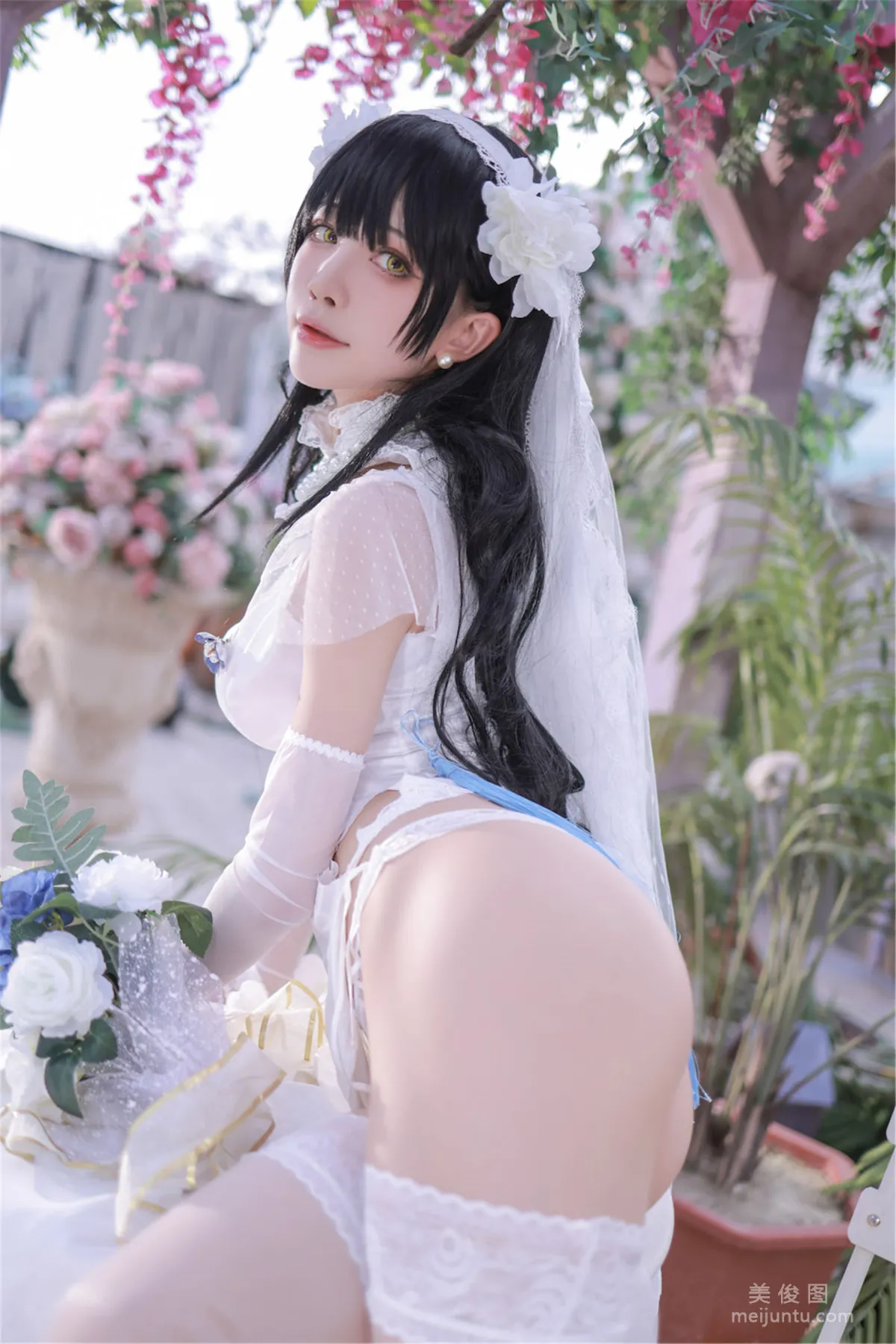 [Web Celebrity COSER] Anime Blogger Shui Miao aqua - Girls' Frontline OTS14 & Type95 photo 45