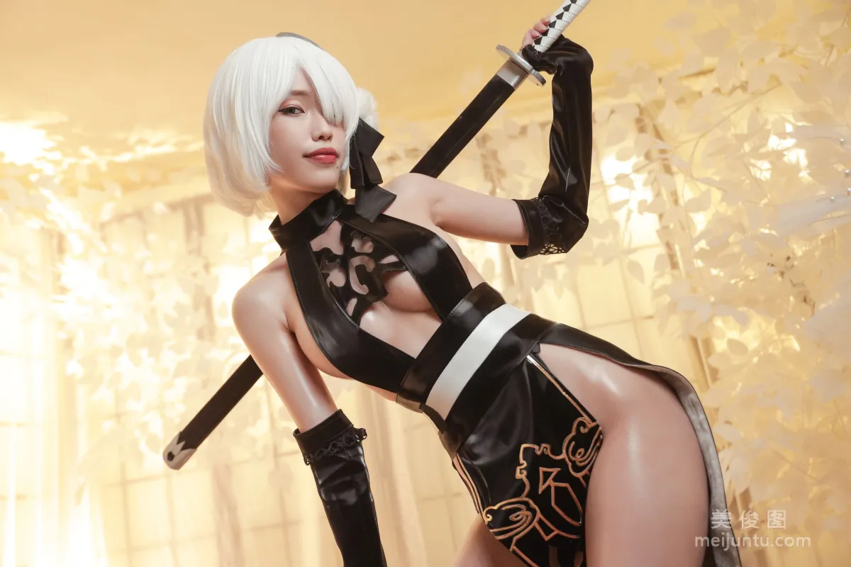 [Web Idol Coser] eliza Miaomiao - 2B Ninja Photo Set photo 7