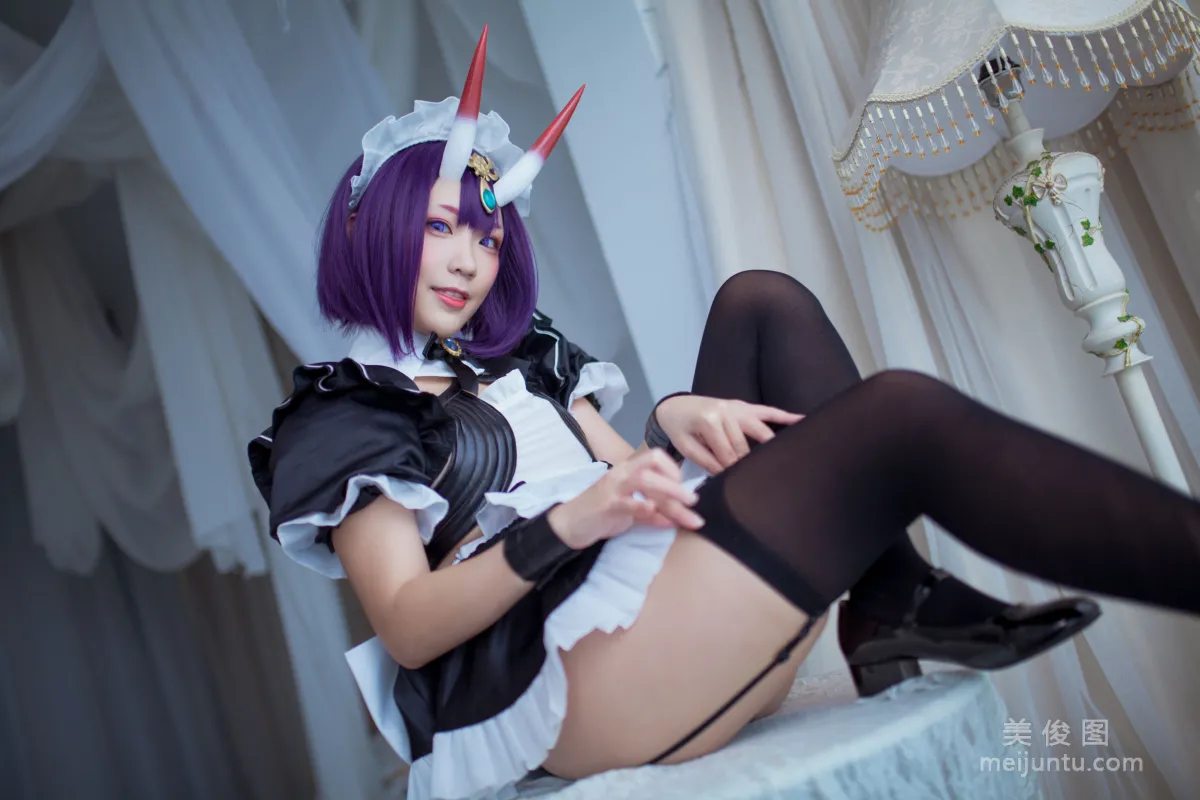 [Web Idols COSER] Anime Blogger Mime Mimei - Shuten Douji Maid photo 15