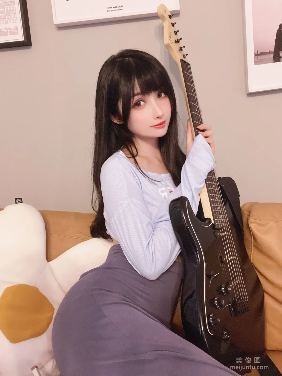 [Web Idols COSER] rioko Liang Liangzi, Guitar Sister Strap Dress photo 39