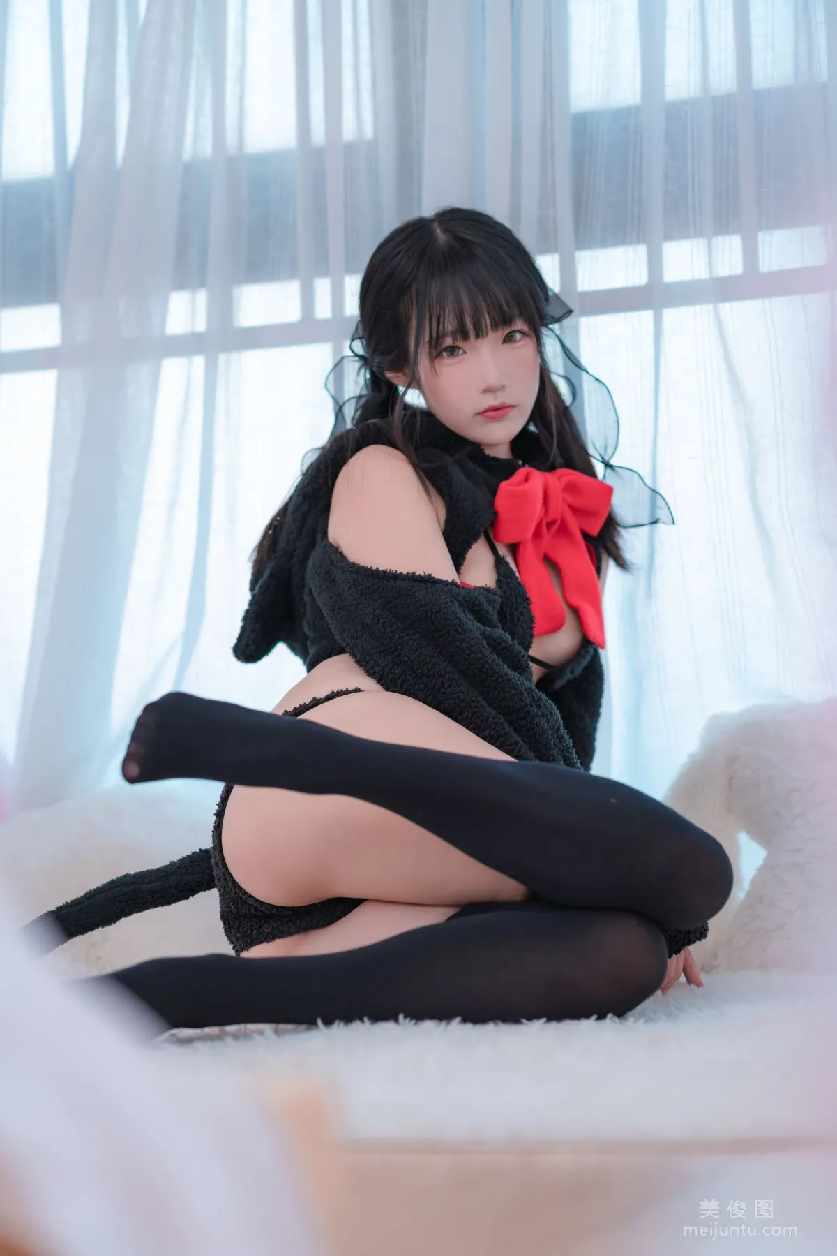 [網紅COSER寫真] 動漫博主Mime彌美 - 黑貓～咪咪～ 21