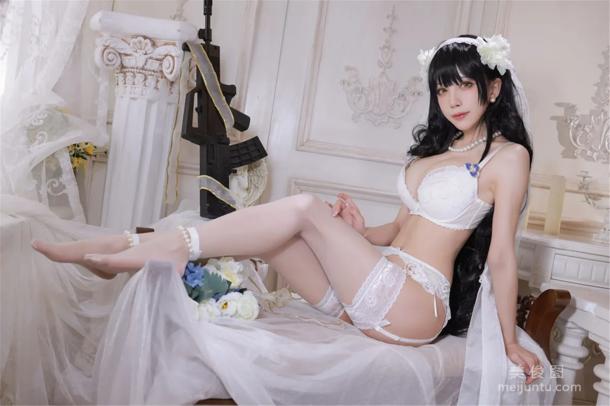 [Web Celebrity COSER] Anime Blogger Shui Miao aqua - Girls' Frontline OTS14 & Type95 photo 69