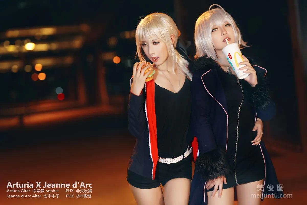 [網紅COSER] 半半子&amp;索索sophia - Full set Upscaled 4