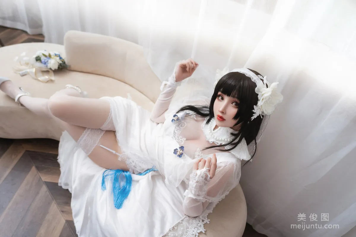 [网红COSER] rioko凉凉子 - 95花嫁  写真套图10
