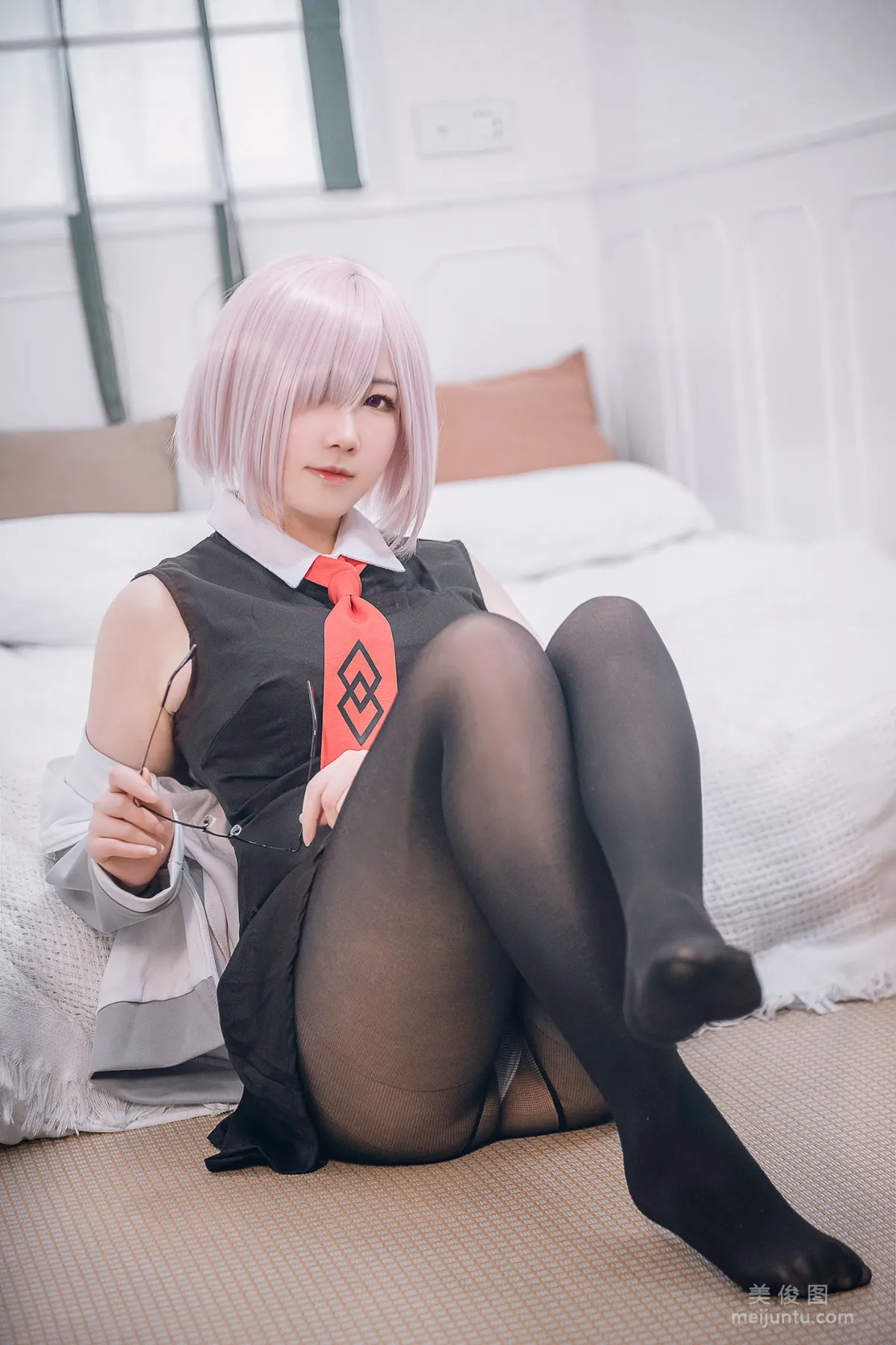 [网红COSER] 微肉感萌妹是本末末 - 玛修常服＆猫咪下着3