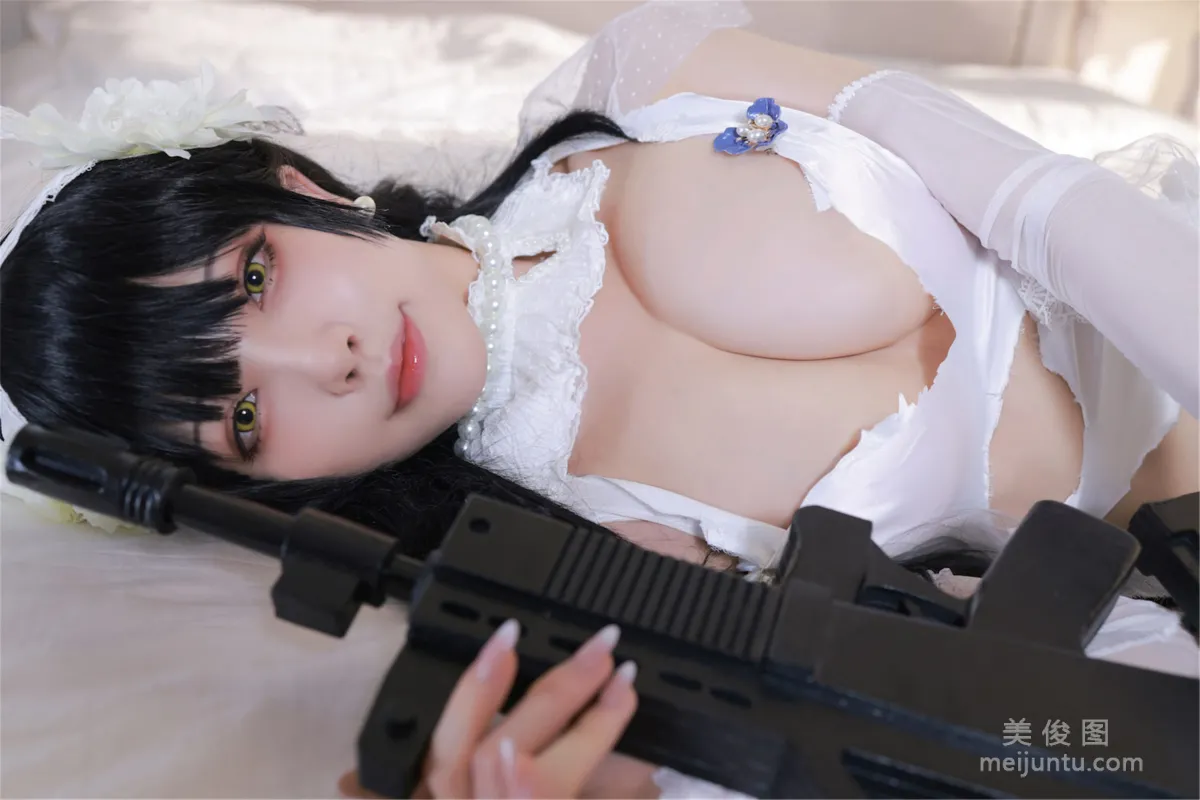 [Web Celebrity COSER] Anime Blogger Shui Miao aqua - Girls' Frontline OTS14 & Type95 photo 65