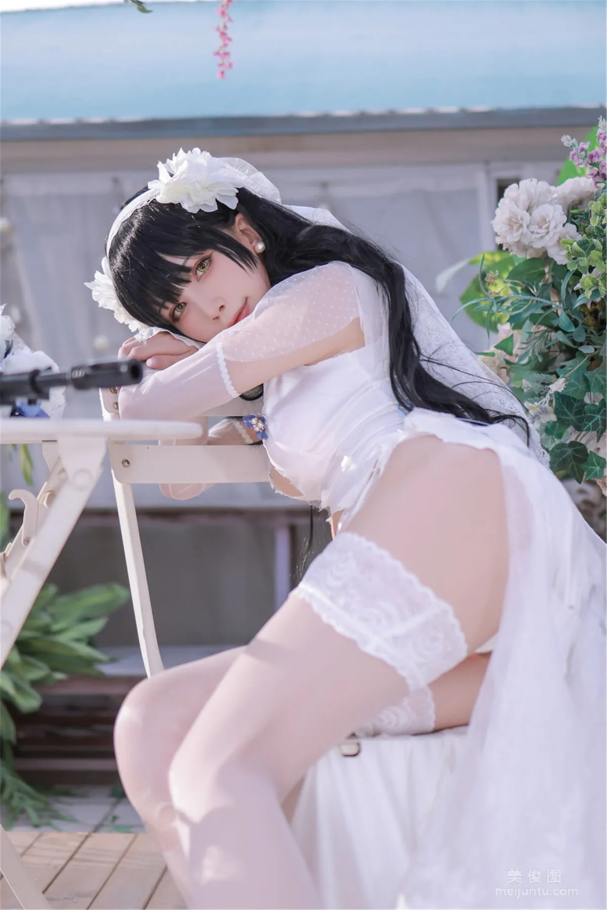 [Web Celebrity COSER] Anime Blogger Shui Miao aqua - Girls' Frontline OTS14 & Type95 photo 50
