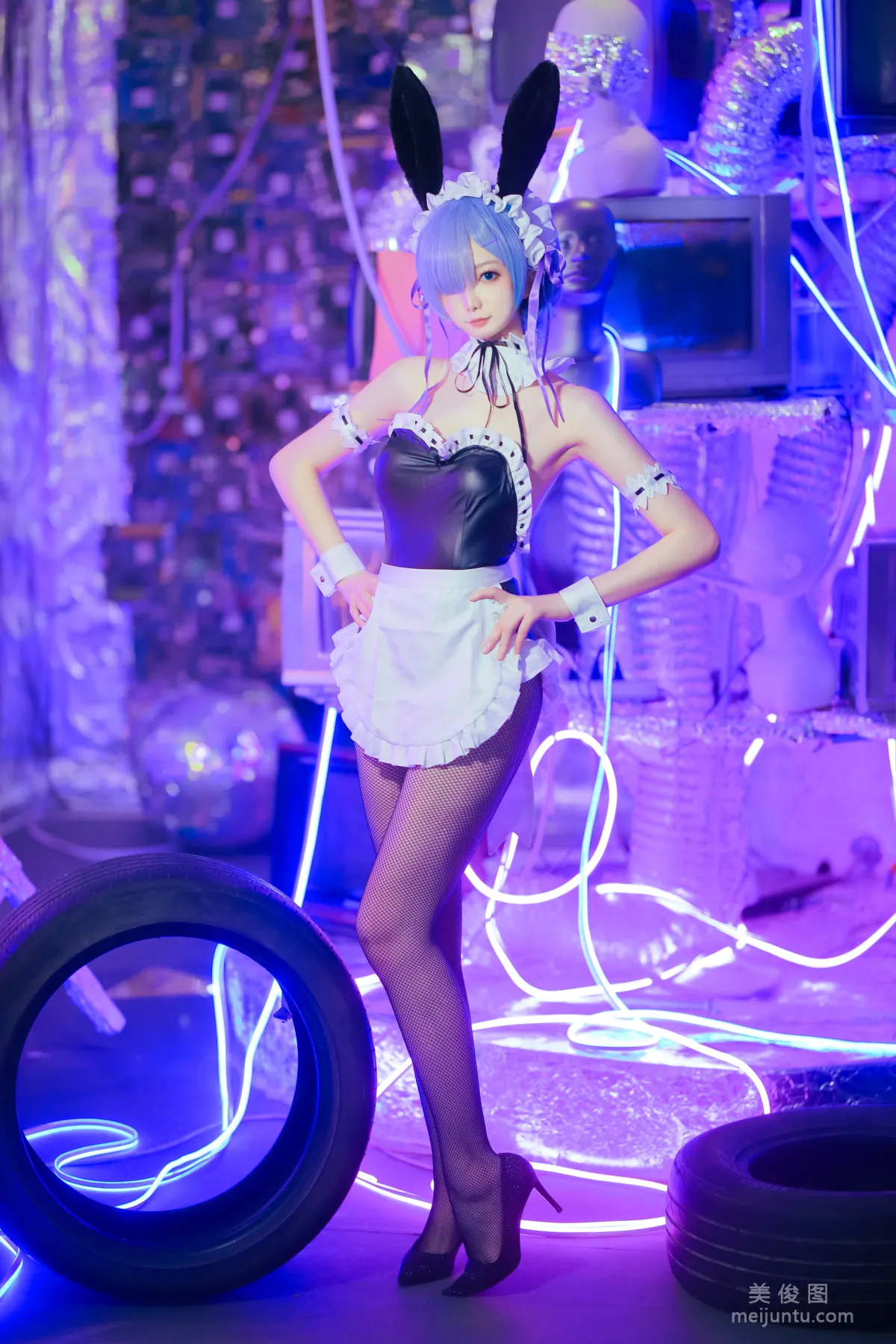 [网红COSER] 动漫博主封疆疆v - 蕾姆兔女郎1