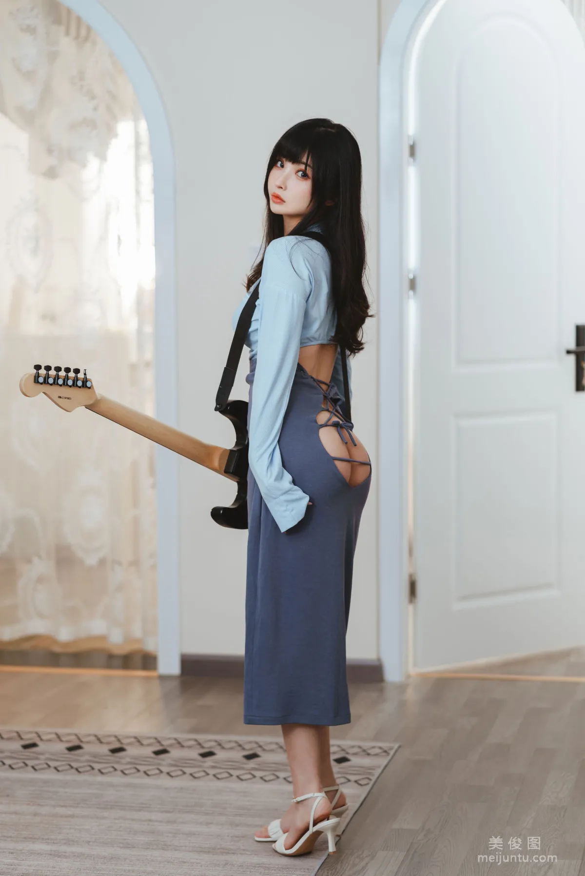 [Web Idols COSER] rioko Liang Liangzi, Guitar Sister Strap Dress photo 32