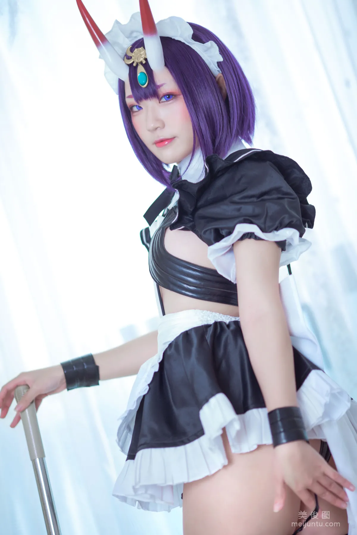 [Web Idols COSER] Anime Blogger Mime Mimei - Shuten Douji Maid photo 3